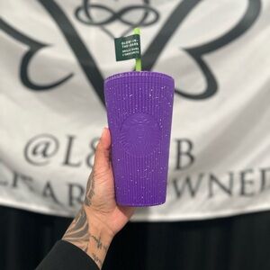 Starbucks Purple Glow-in-the-Dark Tumbler 16oz